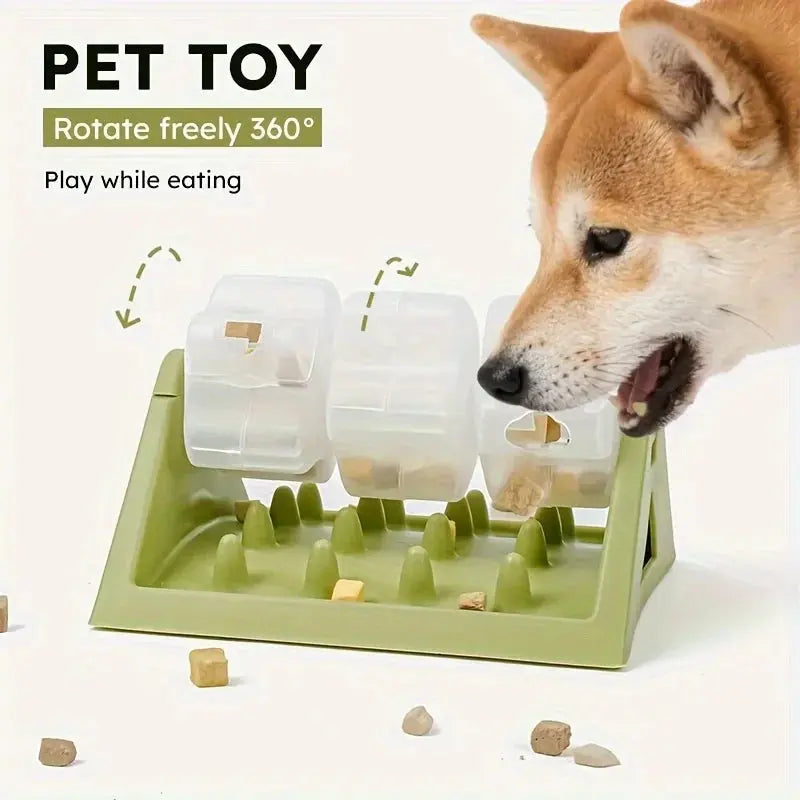 Interactive Dog puzzle Food Dispenser Toy Happy Pets