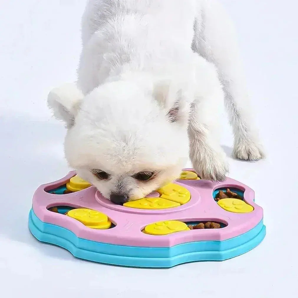 Dog Puzzle Toy and Slow Feeder. Interactive and Increase Puppy IQ Happy Pets