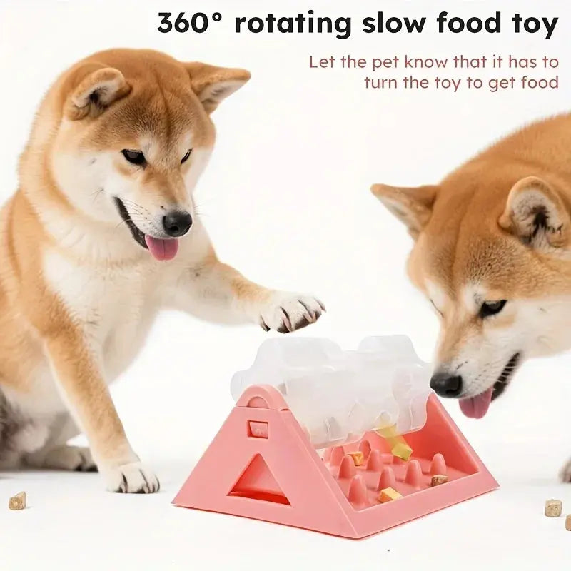 Interactive Dog puzzle Food Dispenser Toy Happy Pets