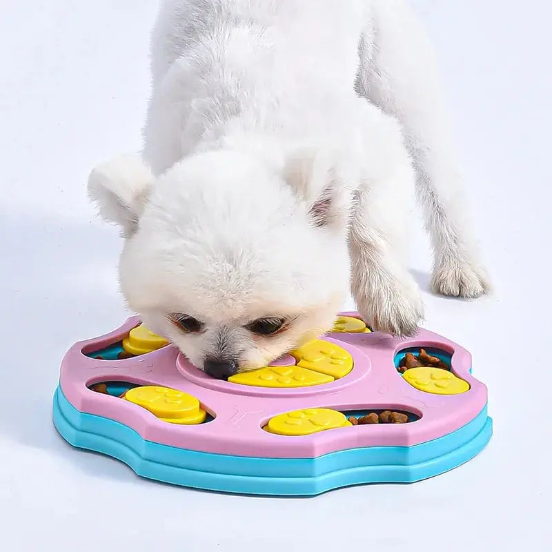 Dog Puzzle Toy and Slow Feeder. Interactive and Increase Puppy IQ Happy Pets