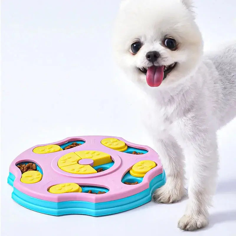 Dog Puzzle Toy and Slow Feeder. Interactive and Increase Puppy IQ Happy Pets