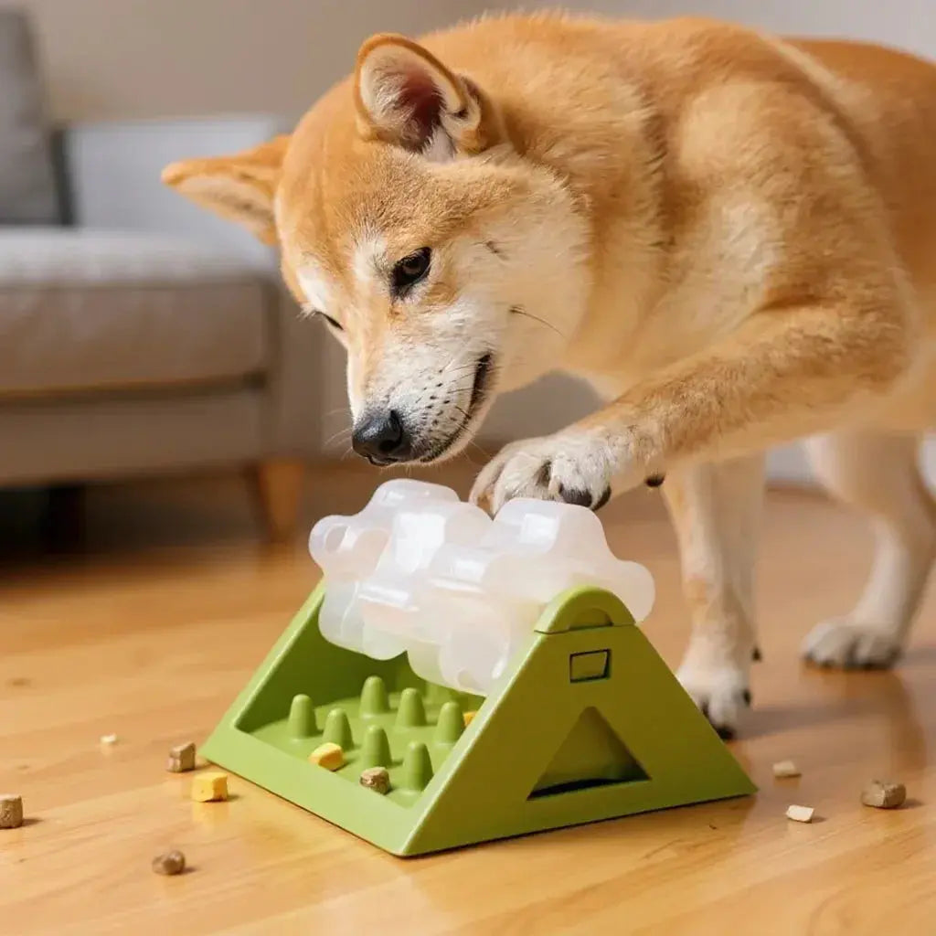Interactive Dog puzzle Food Dispenser Toy Happy Pets