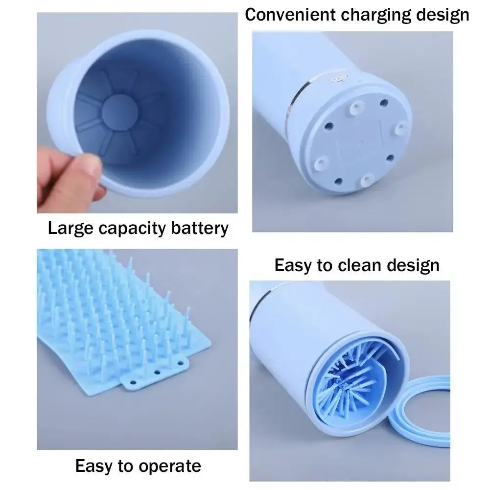 Portable Dog Paw Washer, Cleaner and Massager Happy Pets