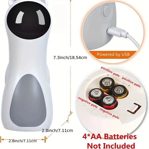 Automatic Laser Cat Toy with Spinning Laser and Smart Timer Happy Pets