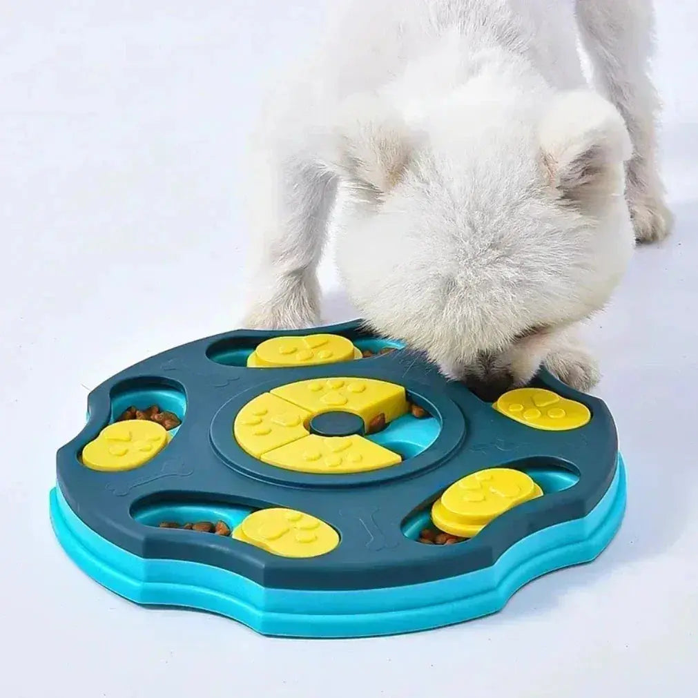 Dog Puzzle Toy and Slow Feeder. Interactive and Increase Puppy IQ Happy Pets