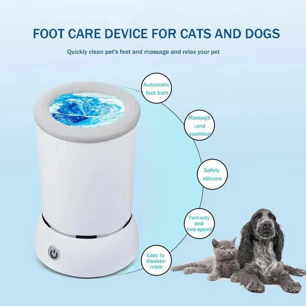 Portable Dog Paw Washer, Cleaner and Massager Happy Pets