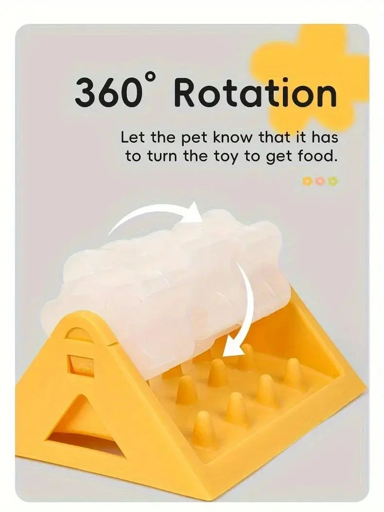 Interactive Dog puzzle Food Dispenser Toy Happy Pets